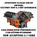 6.4L HEMI MMX Performance Camshaft installed NA Long Block