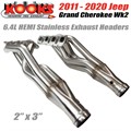 2011-2020 Jeep WK2 6.4L HEMI 2" X 3" SS HEADERS by Kooks Headers and Exhaust