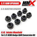 5.7L HEMI Injector Spacers for 6.4L HEMI Intake Manifold Conversion Kit by MMX