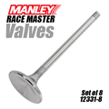 Manley Race Master Valves (Set of 8) 12331-8 by Manley Racing