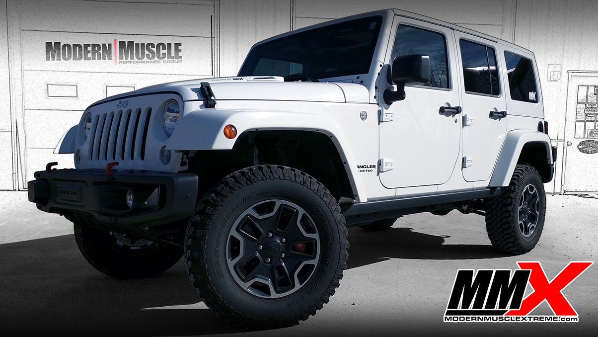 2015 Jeep Wrangler JK 6.4L Big Gas HEMI Build and Edelbrock Supercharged by MMX / ModernMuscleXtreme.com